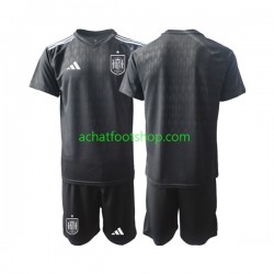 Maillot Espagne Gardien Domicile Tenue pour Enfant 2022 Manche Courte