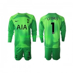 Maillot Tottenham Hotspur Hugo Lloris 1 Gardien Extérieur Tenue pour Enfant 2022-2023 Manche Longue