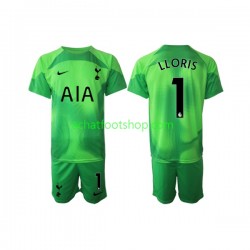 Maillot Tottenham Hotspur Hugo Lloris 1 Gardien Extérieur Tenue pour Enfant 2022-2023 Manche Courte