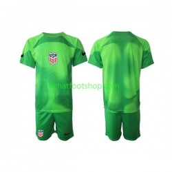 Maillot États-Unis Gardien 4ème Tenue pour Enfant Coupe du Monde 2022 Manche Courte Maillot États-Unis Gardien 4ème Tenue pour Enfant Coupe du Monde 2022 Manche Courte