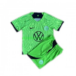 Maillot VfL Wolfsburg Domicile Tenue pour Enfant 2022-2023 Manche Courte