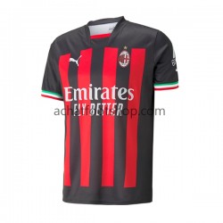 Maillot AC Milan Domicile Tenue pour Homme 2022-2023 Manche Courte