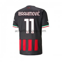 Maillot AC Milan Ibrahimović 11 Domicile Tenue pour Homme 2022-2023 Manche Courte Maillot AC Milan Ibrahimović 11 Domicile Tenue pour Homme 2022-2023 Manche Courte