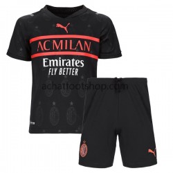 Maillot AC Milan 3ème Tenue pour Enfant 2021-2022 Manche Courte