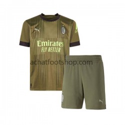 Maillot AC Milan 3ème Tenue pour Enfant 2022-2023 Manche Courte