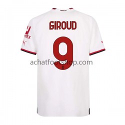 Maillot AC Milan Olivier Giroud 9 Extérieur Tenue pour Homme 2022-2023 Manche Courte Maillot AC Milan Olivier Giroud 9 Extérieur Tenue pour Homme 2022-2023 Manche Courte