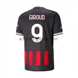 Maillot AC Milan Olivier Giroud 9 Domicile Tenue pour Homme 2022-2023 Manche Courte Maillot AC Milan Olivier Giroud 9 Domicile Tenue pour Homme 2022-2023 Manche Courte