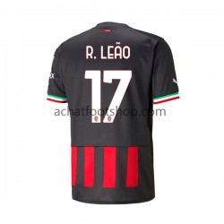 Maillot AC Milan Rafael Leao 17 Domicile Tenue pour Homme 2022-2023 Manche Courte Maillot AC Milan Rafael Leao 17 Domicile Tenue pour Homme 2022-2023 Manche Courte