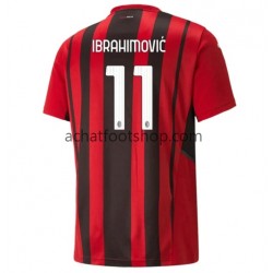 Maillot AC Milan Ibrahimović Zlatan 11 Domicile Tenue pour Homme 2021-2022 Manche Courte Maillot AC Milan Ibrahimović Zlatan 11 Domicile Tenue pour Homme 2021-2022 Manche Courte