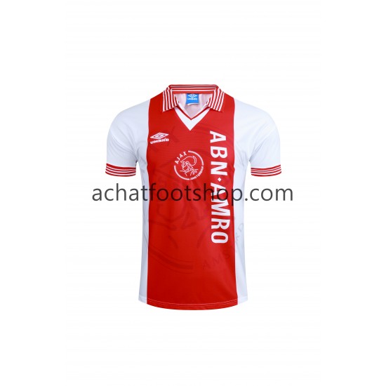 Maillot Ajax Amsterdam Rétro Domicile Tenue pour Homme 1994-1995 Manche Courte Maillot Ajax Amsterdam Rétro Domicile Tenue pour Homme 1994-1995 Manche Courte