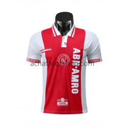 Maillot Ajax Amsterdam Rétro Domicile Tenue pour Homme 1997-1998 Manche Courte