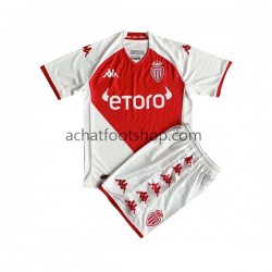 Maillot AS Monaco Domicile Tenue pour Enfant 2022-2023 Manche Courte
