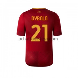 Maillot AS Rome Dybala 21 Domicile Tenue pour Homme 2022-2023 Manche Courte