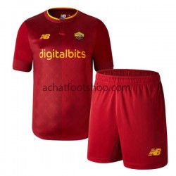 Maillot AS Rome Domicile Tenue pour Enfant 2022-2023 Manche Courte