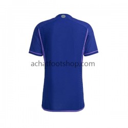 Maillot Argentine Extérieur Tenue pour Homme Coupe du Monde 2022 Manche Courte
