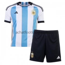Maillot Argentine Domicile Tenue pour Enfant Coupe du Monde 2022 Manche Courte Maillot Argentine Domicile Tenue pour Enfant Coupe du Monde 2022 Manche Courte