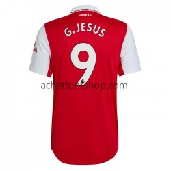 Maillot Arsenal Gabriel Jesus 9 Domicile Tenue pour Homme 2022-2023 Manche Courte
