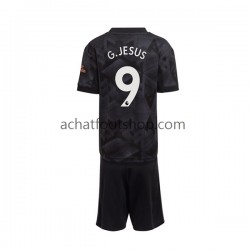 Maillot Arsenal Gabriel Jesus 9 Extérieur Tenue pour Enfant 2022-2023 Manche Courte