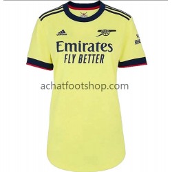 Maillot Arsenal Extérieur Tenue pour Femme 2021-2022 Manche Courte