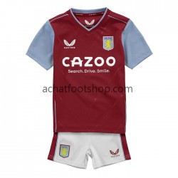 Maillot Aston Villa Domicile Tenue pour Enfant 2022-2023 Manche Courte Maillot Aston Villa Domicile Tenue pour Enfant 2022-2023 Manche Courte