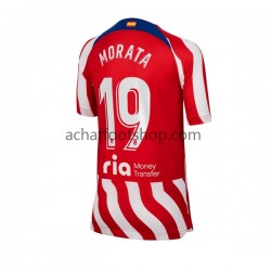 Maillot Atlético Madrid Alvaro Morata 19 Domicile Tenue pour Homme 2022-2023 Manche Courte Maillot Atlético Madrid Alvaro Morata 19 Domicile Tenue pour Homme 2022-2023 Manche Courte