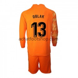 Maillot Atlético Madrid Jan Oblak 13 Gardien Domicile Tenue pour Enfant 2021-2022 Manche Longue Maillot Atlético Madrid Jan Oblak 13 Gardien Domicile Tenue pour Enfant 2021-2022 Manche Longue