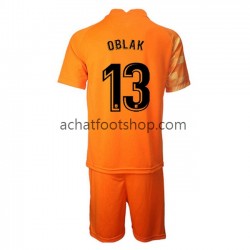 Maillot Atlético Madrid Jan Oblak 13 Gardien Domicile Tenue pour Enfant 2021-2022 Manche Courte Maillot Atlético Madrid Jan Oblak 13 Gardien Domicile Tenue pour Enfant 2021-2022 Manche Courte