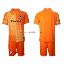 Maillot Atlético Madrid Gardien Domicile Tenue pour Enfant 2021-2022 Manche Courte