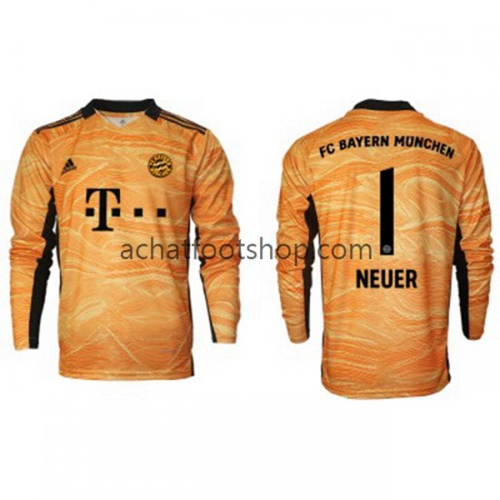 Maillot Bayern Munich Manuel Neuer 1 Gardien Domicile Tenue pour Homme 2021-2022 Manche Longue Maillot Bayern Munich Manuel Neuer 1 Gardien Domicile Tenue pour Homme 2021-2022 Manche Longue