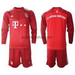 Maillot Bayern Munich Domicile Tenue pour Enfant 2021-2022 Manche Longue
