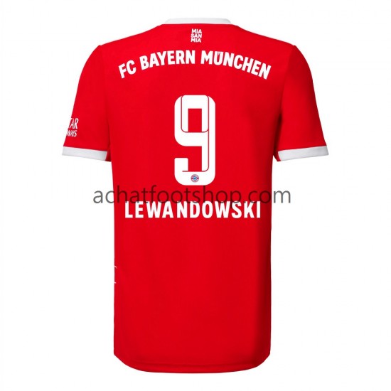 Maillot Bayern Munich Lewandowski 9 Domicile Tenue pour Homme 2022-2023 Manche Courte Maillot Bayern Munich Lewandowski 9 Domicile Tenue pour Homme 2022-2023 Manche Courte