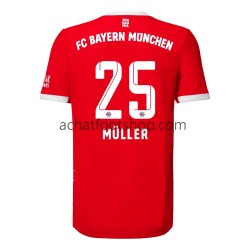 Maillot Bayern Munich Muller 25 Domicile Tenue pour Homme 2022-2023 Manche Courte Maillot Bayern Munich Muller 25 Domicile Tenue pour Homme 2022-2023 Manche Courte