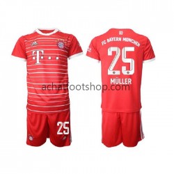 Maillot Bayern Munich Muller 25 Domicile Tenue pour Enfant 2022-2023 Manche Courte Maillot Bayern Munich Muller 25 Domicile Tenue pour Enfant 2022-2023 Manche Courte