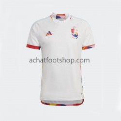 Maillot Belgique Extérieur Tenue pour Homme Coupe du Monde 2022 Manche Courte