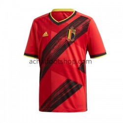 Maillot Belgique Euro Domicile Tenue pour Homme 2020 Manche Courte