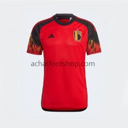 Maillot Belgique Domicile Tenue pour Homme Coupe du Monde 2022 Manche Courte
