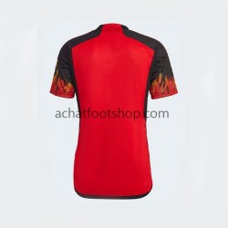 Maillot Belgique Domicile Tenue pour Homme Coupe du Monde 2022 Manche Courte