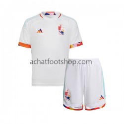 Maillot Belgique Extérieur Tenue pour Enfant Coupe du Monde 2022 Manche Courte Maillot Belgique Extérieur Tenue pour Enfant Coupe du Monde 2022 Manche Courte