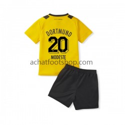 Maillot Borussia Dortmund Anthony Modeste 20 Domicile Tenue pour Enfant 2022-2023 Manche Courte Maillot Borussia Dortmund Anthony Modeste 20 Domicile Tenue pour Enfant 2022-2023 Manche Courte