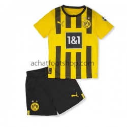 Maillot Borussia Dortmund Domicile Tenue pour Enfant 2022-2023 Manche Courte