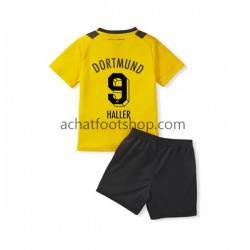 Maillot Borussia Dortmund Sebastien Haller 9 Domicile Tenue pour Enfant 2022-2023 Manche Courte Maillot Borussia Dortmund Sebastien Haller 9 Domicile Tenue pour Enfant 2022-2023 Manche Courte