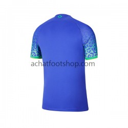 Maillot Brésil Extérieur Tenue pour Homme Coupe du Monde 2022 Manche Courte