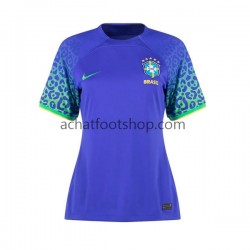 Maillot Brésil Extérieur Tenue pour Femme Coupe du Monde 2022 Manche Courte Maillot Brésil Extérieur Tenue pour Femme Coupe du Monde 2022 Manche Courte