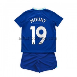 Maillot Chelsea Mason Mount 19 Domicile Tenue pour Enfant 2022-2023 Manche Courte