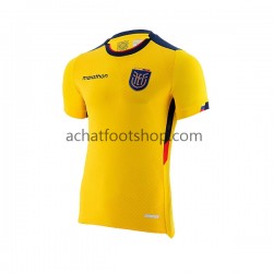 Maillot Ecuador Domicile Tenue pour Homme Coupe du Monde 2022 Manche Courte