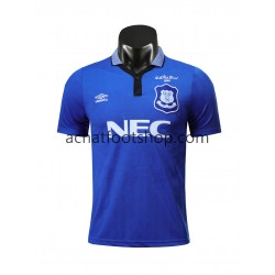 Maillot Everton Rétro Domicile Tenue pour Homme 1995 Manche Courte