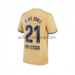 Maillot FC Barcelone Frenkie de Jong 21 Extérieur Tenue pour Homme 2022-2023 Manche Courte