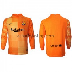 Maillot FC Barcelone Gardien Domicile Tenue pour Homme 2021-2022 Manche Longue