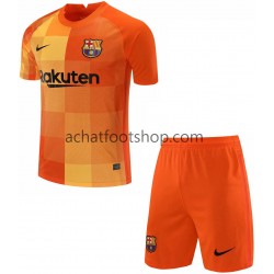Maillot FC Barcelone Gardien Domicile Tenue pour Enfant 2021-2022 Manche Courte