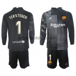 Maillot FC Barcelone Ter Stegen 1 Gardien Extérieur Tenue pour Enfant 2021-2022 Manche Longue Maillot FC Barcelone Ter Stegen 1 Gardien Extérieur Tenue pour Enfant 2021-2022 Manche Longue